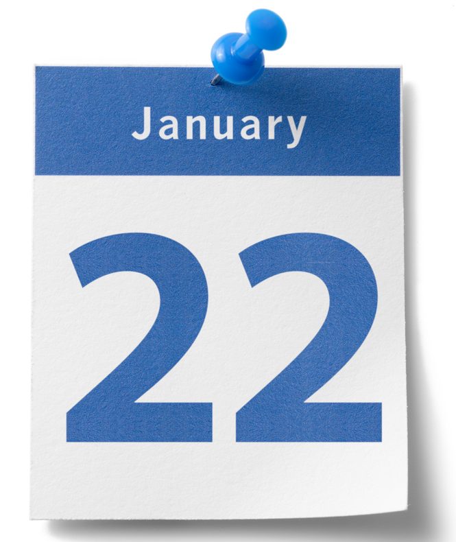 Monday January 22, 2024